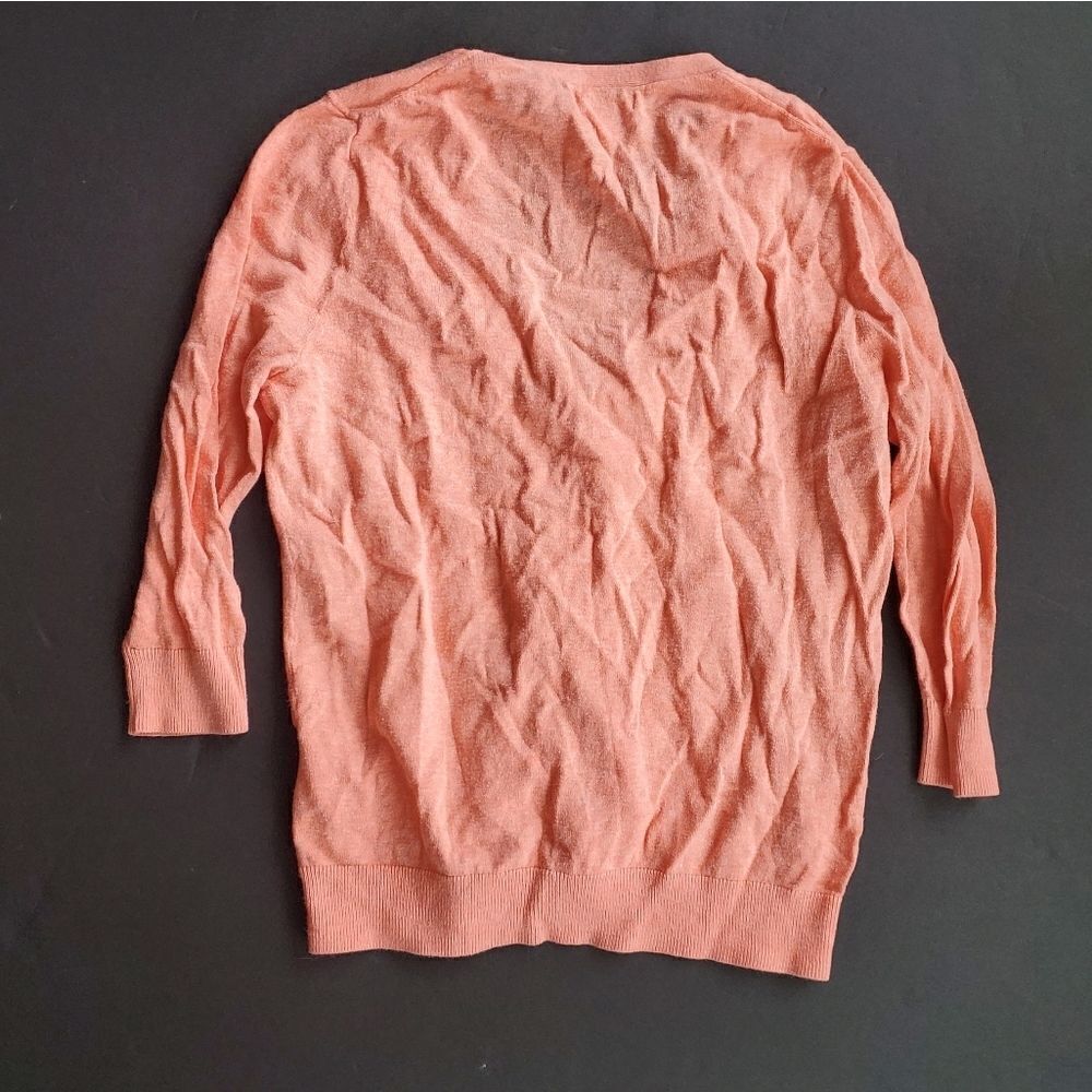 Old navy Lightweight Orange Cardigan - Picture 6 of 8